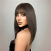 Peruca cu breton Natural Brown